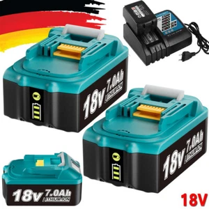 2x 18V BL1860B 7,0AH Batería Para Makita BL1860B BL1850 BL1830 Indicador/Cargador Led - Imagen 1 de 5