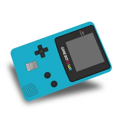 TECHWRAP Game Boy Color Credit Card Skin/Credit Card Sticker- Game Boy Color Skin/Sticker