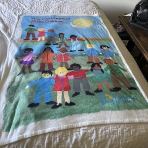 Que Dios proteja a todos sus hijos manta/tiro - Imagen 1 de 24