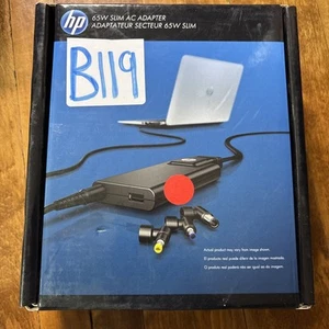 HP H6Y82AA#ABA 65W Slim AC Adapter Charger w/ FREE SHIPPING - Picture 1 of 4
