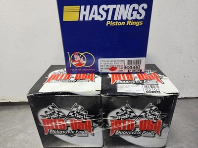 Kit de conversión de pistón y anillo Harley-Davidson Sportster 883cc a 1200cc. Foto 1 de 3