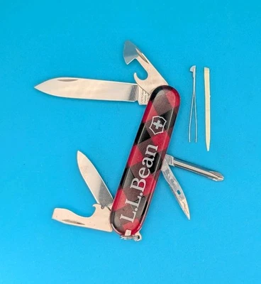 Victorinox Tinker Swiss Army Knife Multi Tool! L.L. Bean! - Image 1 of 4