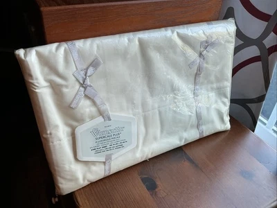 Vtg Wamsutta Supercale Plus Cream King Flat Sheet - NEW OLD STOCK, SEALED - Image 1 of 4