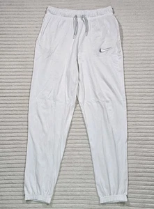 Nike Ropa Deportiva Jogger Para Mujer MEDIANO Blanco Cintura Alta Tejido de Algodón Cónico - Imagen 1 de 12