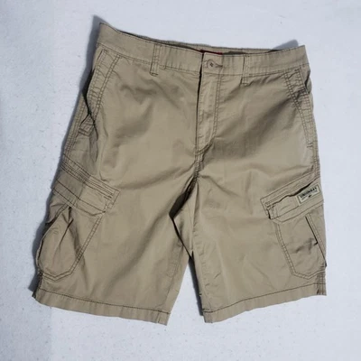 Pantalones Cortos de Carga Unionbay Para Hombres 34 Beige Caqui Exterior Informales Utilidad Algodón Bolsillos Foto 1 de 4