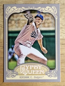 Topps Gypsy Queen #135A 2012 Clayton Kershaw - Imagen 1 de 2