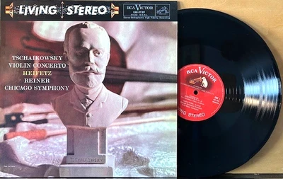 ANALOGUE Prod 180g LP Limited Ed TCHAIKOVSKY Concerto in D Op.35 HEIFETZ REINER - Image 1 of 4