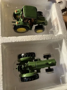 Danbury Mint 1/43 Scale John Deere Models 6420 and 80 New in Box - Picture 1 of 4