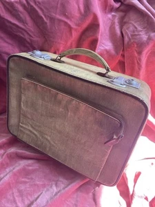 ANTICA PICCOLA VALIGIA di CHENEY VALIGETTA VANITY CASE CON TASCA FRONTALE ANNI 50 - Foto 1 di 11