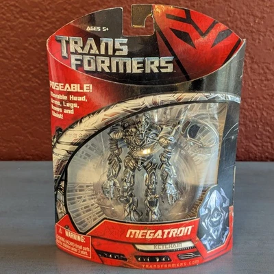 The Transformers Movie Decepticon MEGATRON  Keychain Hasbro 2007 Poseable - Image 1 of 4