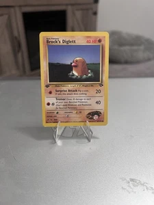Brock's Diglett 67/132 Gym Challenge 1st Edition Regular NM - Picture 1 of 2