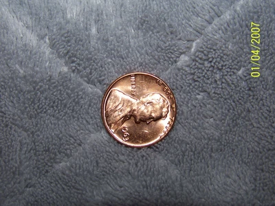 1963 DOUBLE DIE OBVERSE MINT STATE MIRROR FINISH LINCOLN CENT - Image 1 of 4