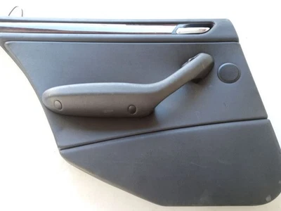 2001-2005 BMW 325i DRIVER LEFT REAR DOOR PANEL BLACK LEATHER OEM  - Image 1 of 4