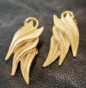 orecchini vintage americani anni 60 smalto  firma Art - vtg earrings - Picture 1 of 4