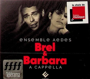 Ensemble Vocal Aedes- Brel & Barbara A Cappella CD (NEW 2019) French Vocal Group - Picture 1 of 2