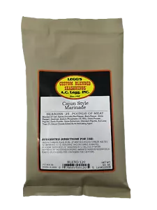 AC Legg's Cajun Seasoning Marinade or Rub Blend 120 - 9.5 oz Seasons 25 lbs - Picture 1 of 8