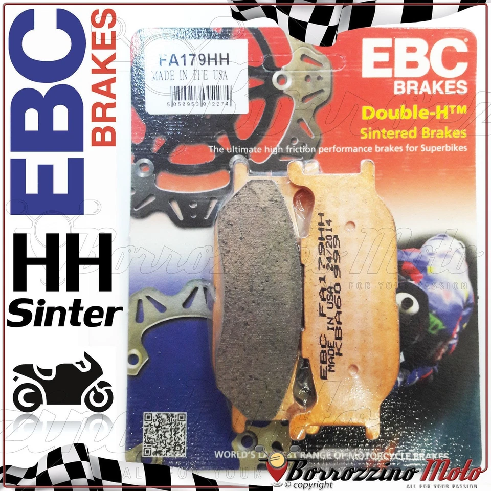 Brake Pads Anterior Sinter EBC FA179HH Yamaha XVS V-Star 650 1998 - 2007 Foto 1 de 1