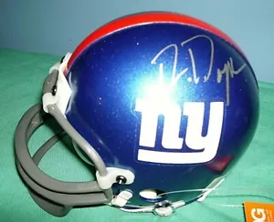 RON DAYNE Autographed Signed NEW YORK GIANTS Mini Helmet w/COA AUCT#1308 - Picture 1 of 2