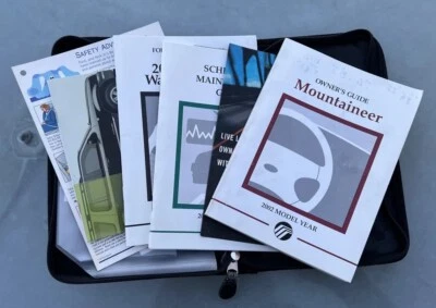 Mercury Mountaineer 2002 manual del propietario con estuche OEM Foto 1 de 4