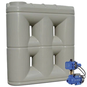 ETS3000LT Slimline Rain Water Tank and Mains Switchover Pump - Delivery to NSW - Picture 1 of 5