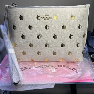 Coach Charlie Pouch With Apple Print - Picture 1 of 6
