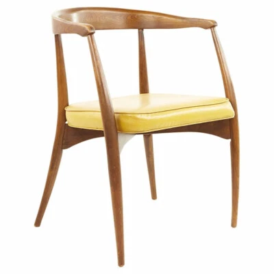 Silla Lawrence Peabody Mid Century Captains Foto 1 de 4