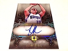 2006/07 Mike Bibby Upper Deck Ultimate Signatures Hologold Autograph on Card #MB