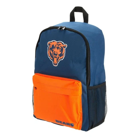 NFL Chicago Bears Two Tone Backpack with Team Logo Cover