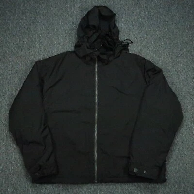 Chaqueta Polo Ralph Lauren Vintage Para Hombre XXL Negra Forrada de Vellón Cremallera Completa Con Capucha Foto 1 de 4