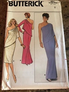 🌺 BUTTERICK #3888 - DAMAS IMPRESIONANTE DRAPEADO GRIEGO VESTIDO DE NOCHE PATRÓN 8 FF - Imagen 1 de 2