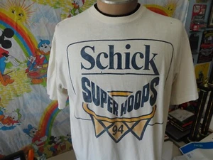 Vintage 90's Schick Super Hoops Starter NBA Basketball 1994 T Shirt Size L - Picture 1 of 8