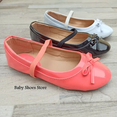 Infant toddler girls ballet flat dress shoes size 4-9 Fashion - Image 1 of 2