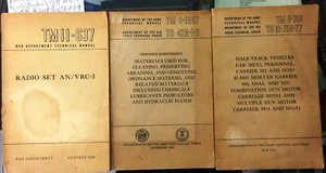 (Esercito-Militaria) TM 11-637 / TM 9-1007 TO 42A-1-3 / TM 9-710 TO 19-75A-77 - Imagen 1 de 1