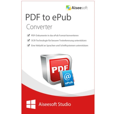 Aiseesoft PDF to ePub Converter - Ebook File Converter - Download - Windows -ESD - Bild 1 von 4