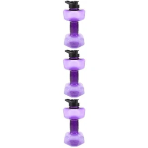 3 Stück Neuheit Wasserkocher Tragbare Gewichtsform Wasserflasche Sportergänzung - Bild 1 von 12