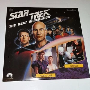 STAR TREK THE NEXT GENERATION Episodes 15 & 16 LaserDisc ANGEL ONE / 11001001 - Picture 1 of 2