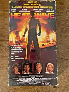 Heat Wave (VHS, 1990) Watts Riots of James Earl Jones Cicely Tyson Classic Movie - Picture 1 of 3