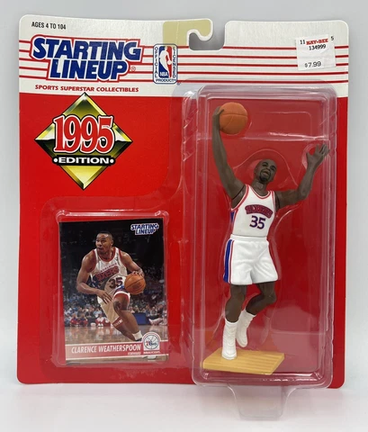 Philadelphia 76ers Clarence Weatherspoon 1995 Starting Lineup Figure Cover