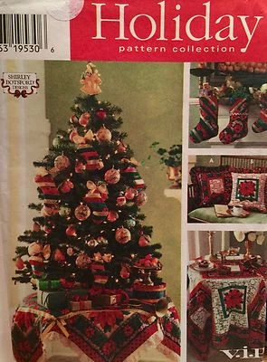 NEW & VINTAGE CHRISTMAS HOLIDAY DECORATION SEWING PATTERN 7369 - Image 1 of 2