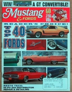 MUSTANG & FORDS 1992 SEPT - K-CODE, TOP 40 FORDS - Bild 1 von 1