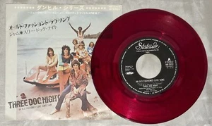 THREE DOG NIGHT "AN OLD FASHIONED LOVE SONG" 7" JAPAN PRESS WITH PS RED VINYL - Picture 1 of 6