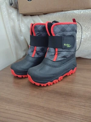 Bota de nieve Western Chief Baker para niños - piel sintética negra talla 2 Foto 1 de 4