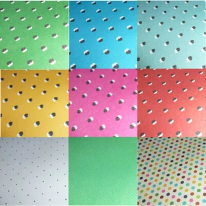 Polka dots scrapbook sold by single sheet 12" x 12" paper you choose - Picture 1 of 15