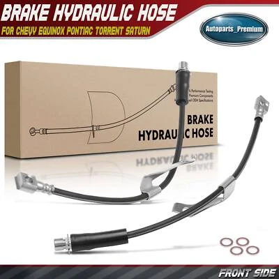 Manguera hidráulica de freno delantera izquierda y derecha para Chevrolet Equinox Saturn Vue Pontiac Foto 1 de 4