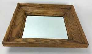 Espejo decorativo grueso con marco de roble - Decoración del hogar 12 x 15 - Imagen 1 de 6