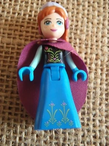 Lego Disney Minifigure Figure Frozen Anna Doll #3 - Picture 1 of 3