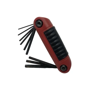Eklind 9pc SAE Ergo-Fold Hex Key Set 25912 - (Sizes .050-3/16) - Used - Picture 1 of 12