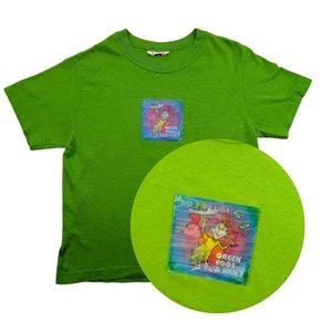 Vintage Dr Seuss Green Eggs & Ham T-Shirt Holographic Kids Size  - Picture 1 of 9