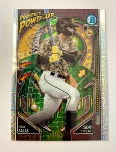 2024 Bowman Chrome Ethan Salas #PP-11 Prospect Power-Up Mojo San Diego Padres - Picture 1 of 2