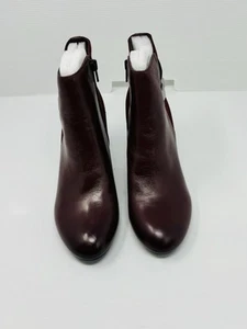 Naturalizer Women's Lilly Boot burgundy Leather front suede back Size 8M US  - Picture 1 of 15